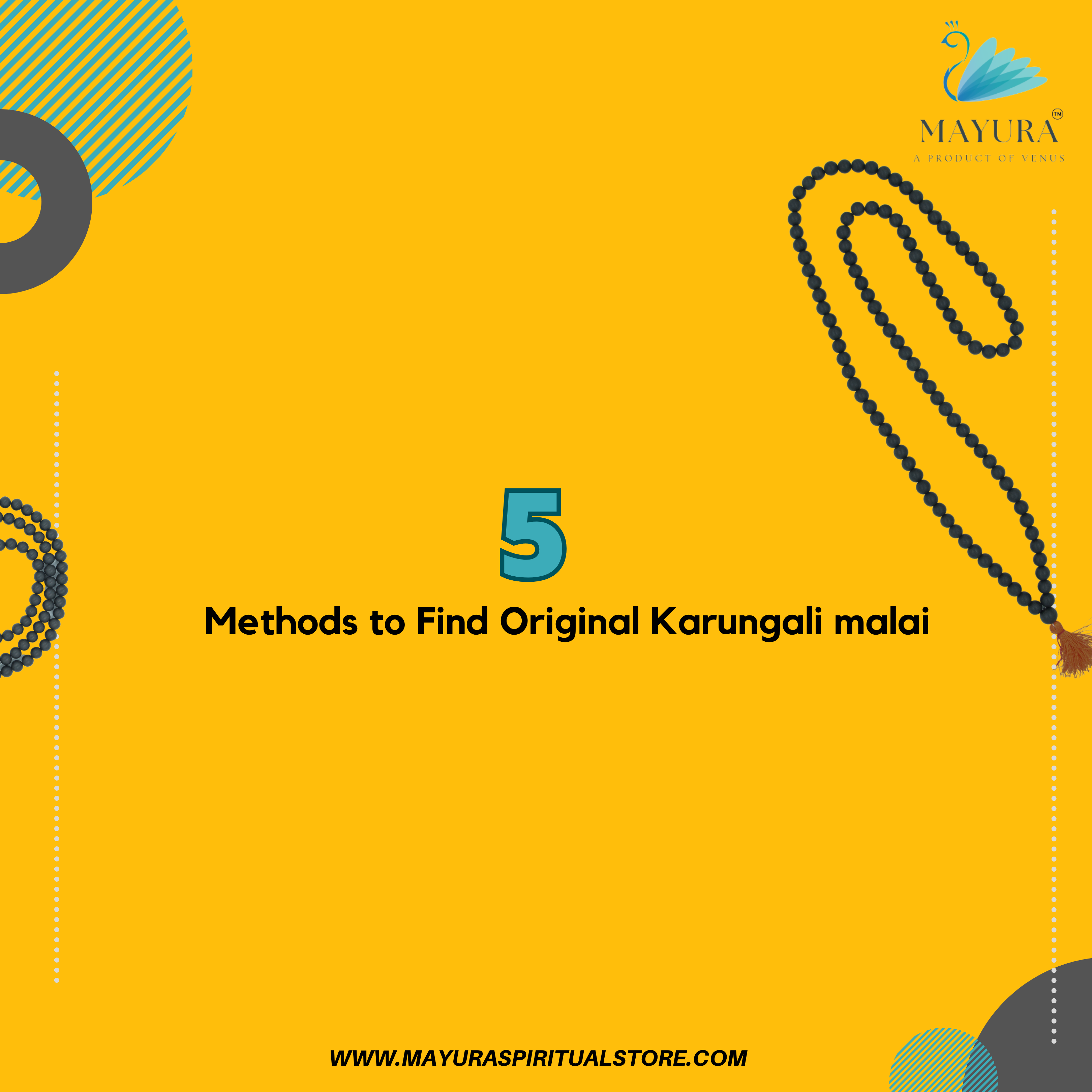 methods to find original karungali malai