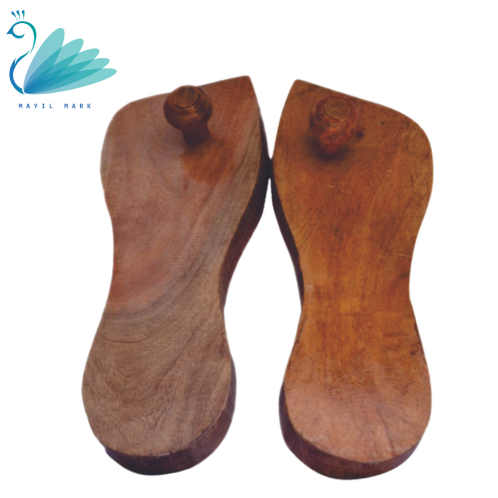 Wooden paduka