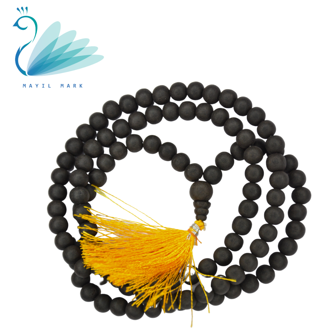 Black ebony mala